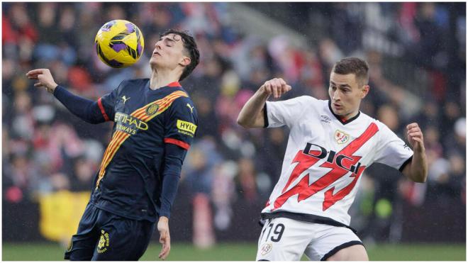 Imágenes de un Girona - Rayo Vallecano. (Cordon Press)