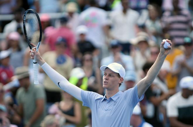 Jannik Sinner, en las semifinales de Cincinnati (Foto: EFE)