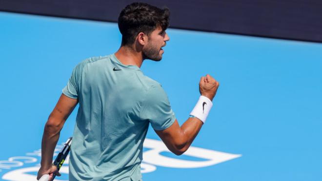 Carlos Alcaraz en el Masters 1000 de Cincinnati (Foto: EFE)