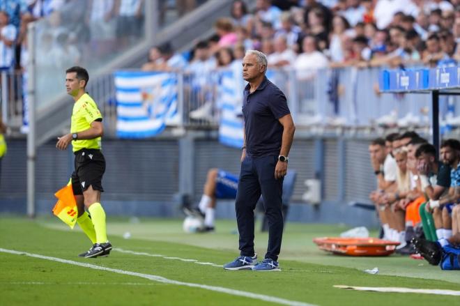 Sergio Pellicer, en el Málaga - Eibar (Foto: EuropaPress).