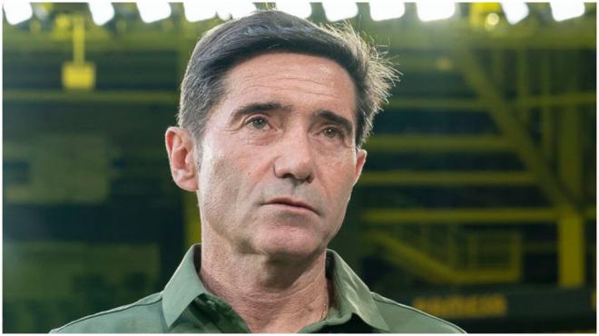 Marcelino, en el Villareal - Real Oviedo. (@VillarrealCF)