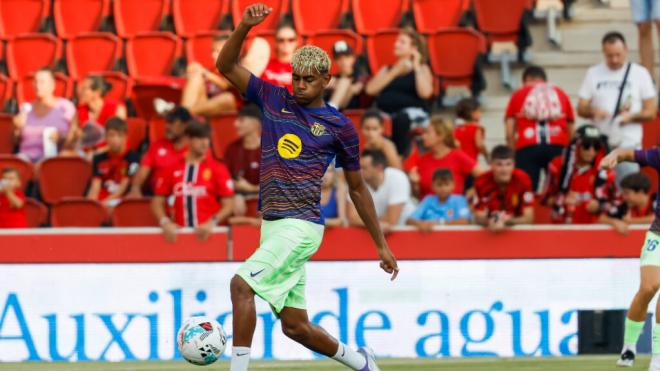 Lamine Yamal en Son Moix (Foto: EFE)