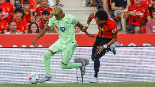 Lamine Yamal en Son Moix (Foto: EFE)