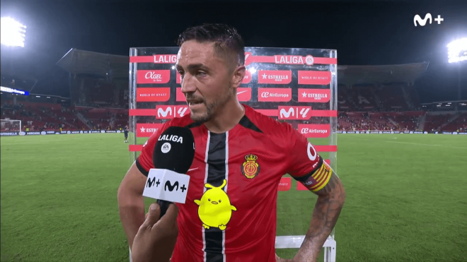 Antonio Raíllo, tras el encuentro contra el FC Barcelona (Movistar+)