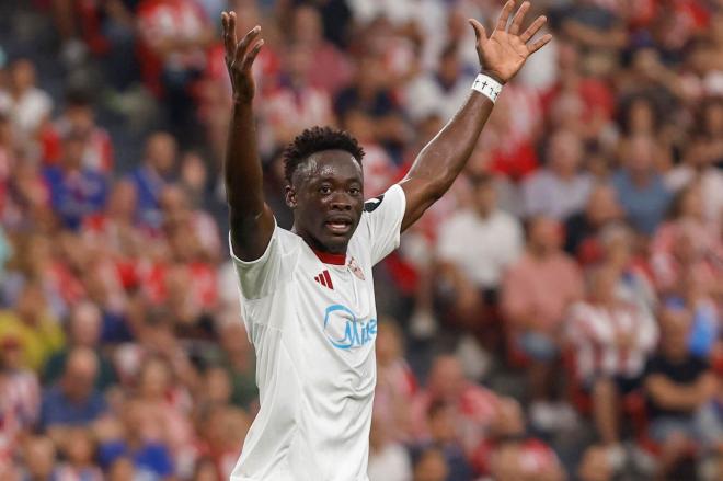 Akor Adams, ante el Athletic (Foto: EFE)