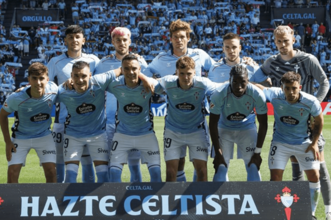 Once titular del Celta (Foto: LaLiga).
