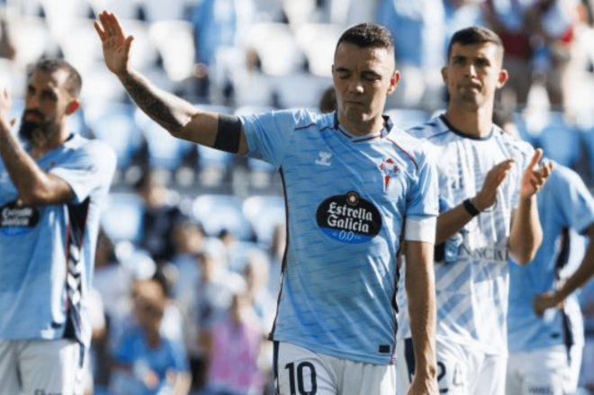 Iago Aspas tras el Celta-Getafe (Foto: LaLiga).