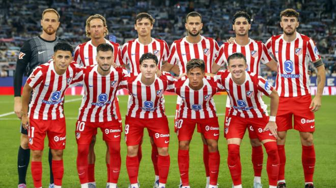 El once del Atlético de Madrid ante el RCD Espanyol (Foto: X)