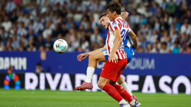 Robin Le Normand en el Espanyol - Atlético (Foto: EFE)