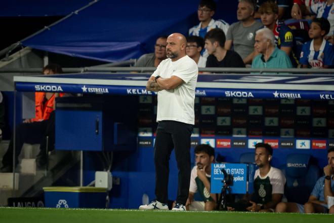 Manolo González, en un partido del Espanyol (FOTO: Cordón Press).