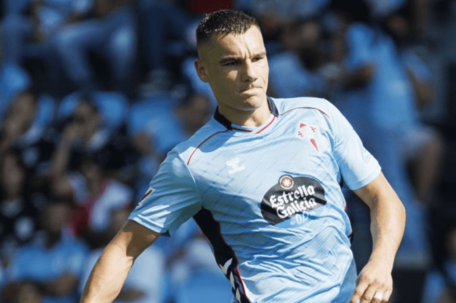 Ferrán Jutglà en Balaídos (Foto: LaLiga).