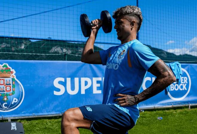 Iván Jaime con el Oporto