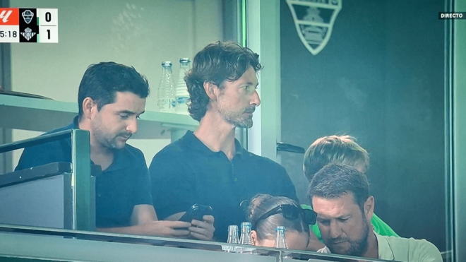 Juan Carlos Ferrero, en el Elche-Betis.