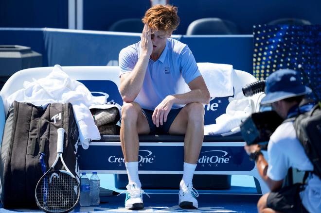 Jannik Sinner en la final de Cincinnati. (Foto: Cordon Press)