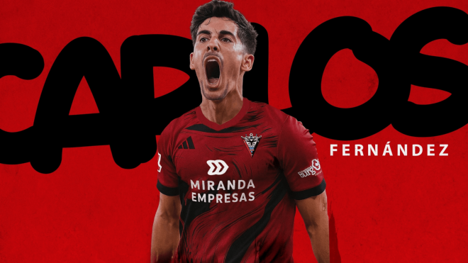 Carlos Fernández, nuevo jugador del Mirandés.