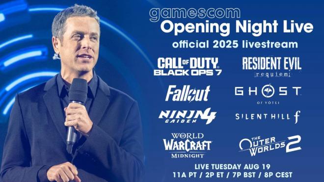 Geoff Keighley presenta el Opening Night Live de Gamescom 2025