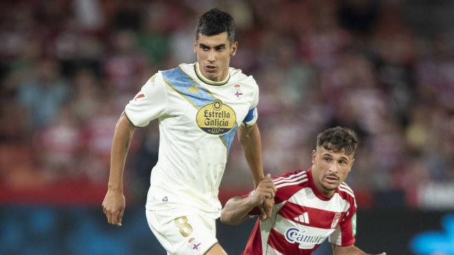 Diego Villares, en el Granada - Deportivo (Foto: CordonPress).