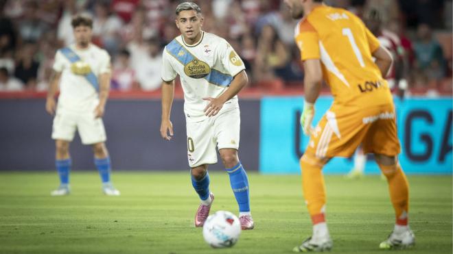Yeremay Hernández, en el Granada - Deportivo (Foto: Cordon Press).