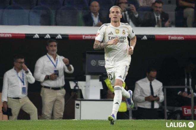 Franco Mastantuono debuta con el Real Madrid. (Foto: LALIGA)