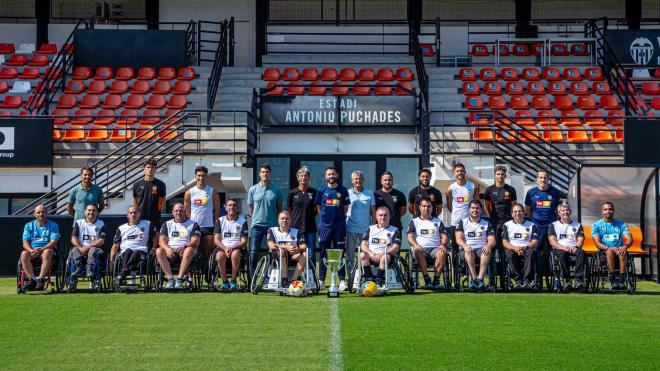 El Fútbol en silla de ruedas visita Paterna (Foto: Valencia CF)