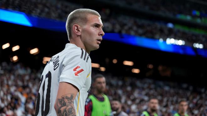 Franco Mastantuono en su debut con el Real Madrid (Foto: Europa Press)