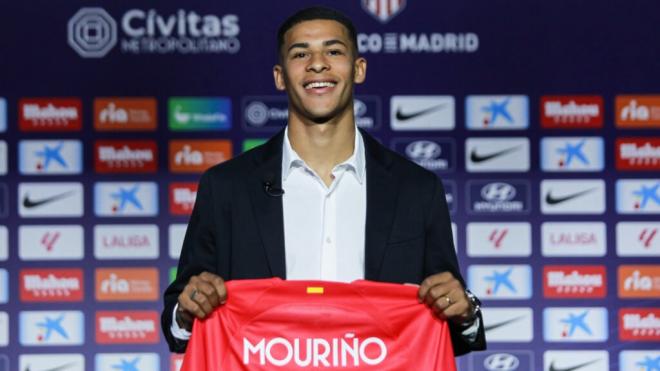 Santiago Mouriño en la presentación del Atleti (Europa Press)