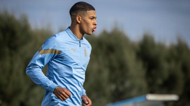 Santiago Mouriño con la Selección de Uruguay (Europa Press)