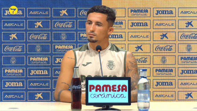 Yeremy Pino, en rueda de prensa.