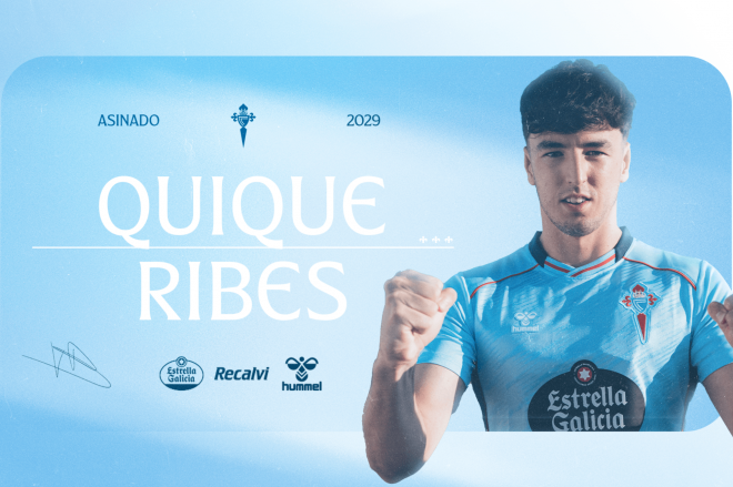 Quique Ribes, nuevo defensa del Celta (Foto: Celta).