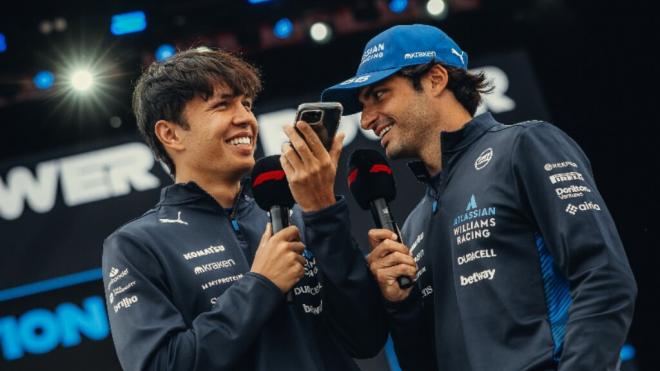 Alex Albon y Carlos Sainz, en 2025 (Foto: Williams Racing).