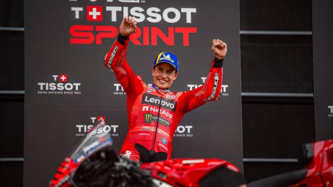 Marc Márquez, en Austria (Foto: Ducati).