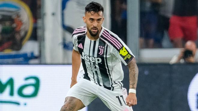 Nico González en un partido con la Juventus (Cordon Press)