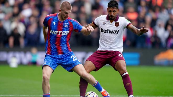 Adam Wharton con el Crystal Palace (Europa Press)