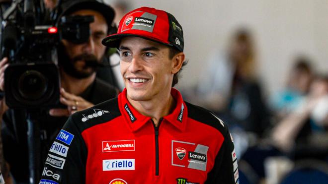 Marc Márquez, en Hungría (Foto: Ducati).