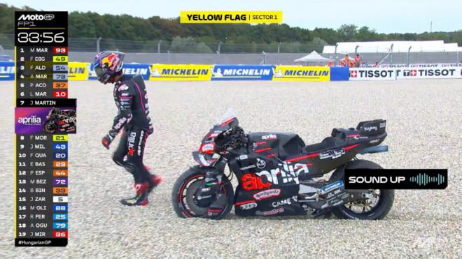 Jorge Martín, en Hungría (Foto: MotoGP).