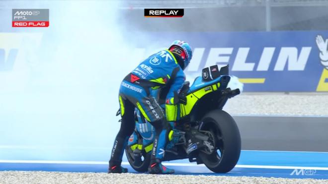 Raúl Fernández, en Hungría (Foto: MotoGP).