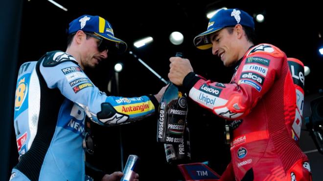 Álex Márquez y Marc Márquez, en este 2025 (Foto: @alexmarquez73).