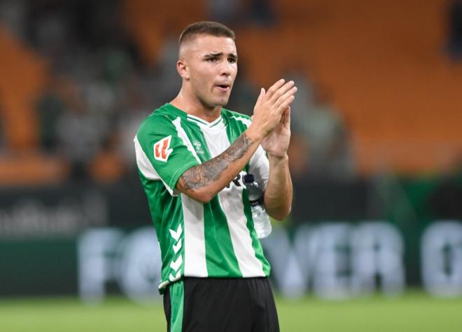 Pablo García, ante el Alavés (Foto: Kiko Hurtado)