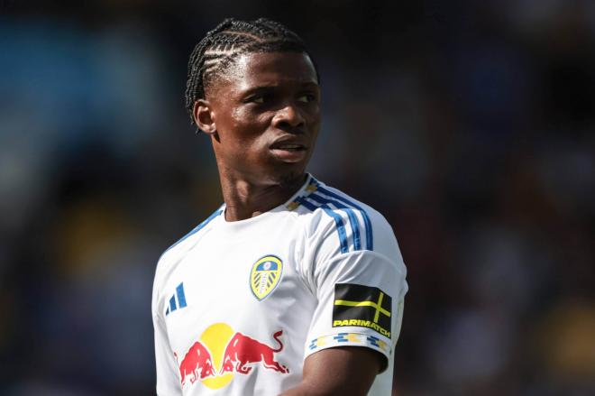 Ramazani, en un partido del Leeds (FOTO: Cordón Press).