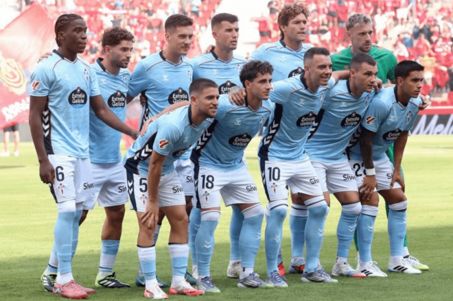 Once titular del Celta ante el Mallorca (Foto: LaLiga).