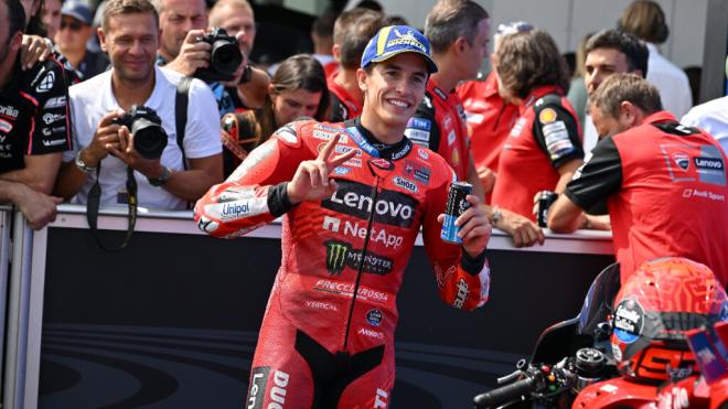 Marc Márquez, en Hungría (Foto: Michelin).