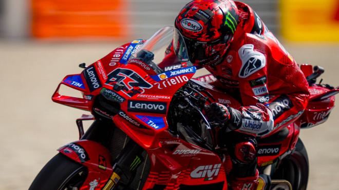 Pecco Bagnaia, en Hungría (Foto: Ducati).