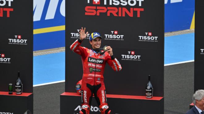 Marc Márquez, en Hungría (Foto: Michelin).