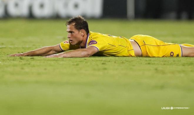 Juanmi Latasa, ante el Castellón.