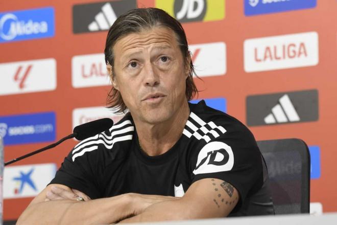 Matías Almeyda, en sala de prensa (Foto: Kiko Hurtado)