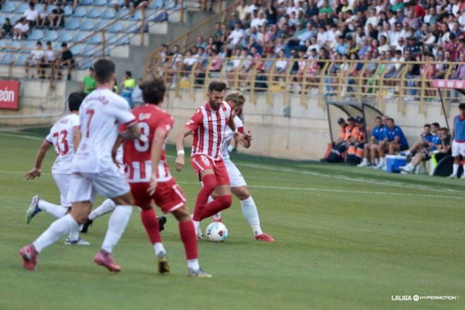 Baptistao, durante el Cultural-Almería (Foto: LaLiga).