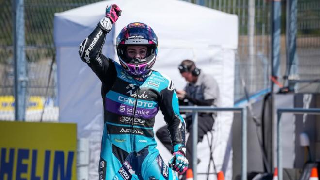 David Alonso, en Hungría (Foto: MotoGP).