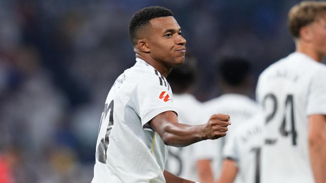 Kylian Mbappé celebra un gol en LALIGA (Europa Press)