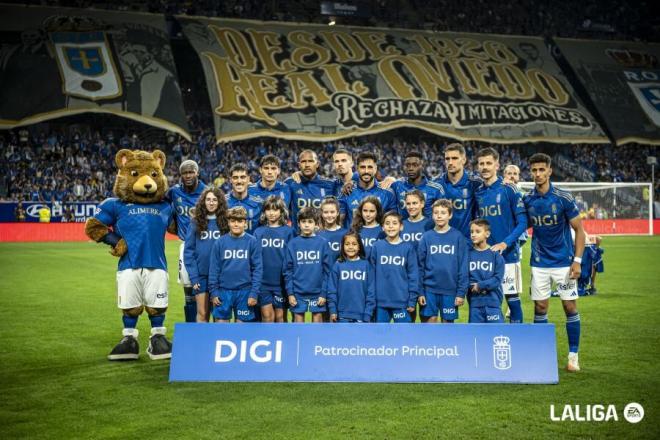 Once del Real Oviedo ante el Real Madrid (Foto: LaLiga).