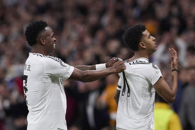 Vinicius y Rodrygo, en un partido con el Real Madrid (Europa Press)